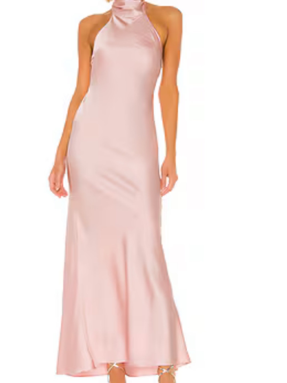 REVOLVE Mauve Pink Cowl Neck Maxi Dress